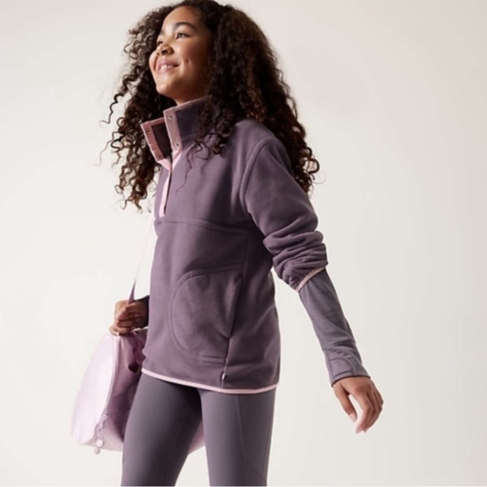 Athleta Girl Cold Snap Fleece Sweatshirt